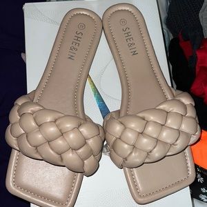 Cream Sandals